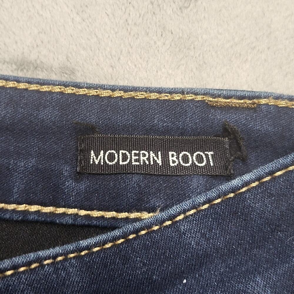 Max Jeans Jeans Womens 2 Blue Bootcut Dark Wash Modern Boot Stretch 5-Pocket - Picture 4 of 12